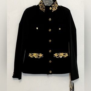 GLÖÖCKLER for HKM Black Equestrian Show Competition Coat. Size S